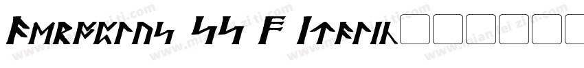 Aeroplus SS 3 Italic字体转换